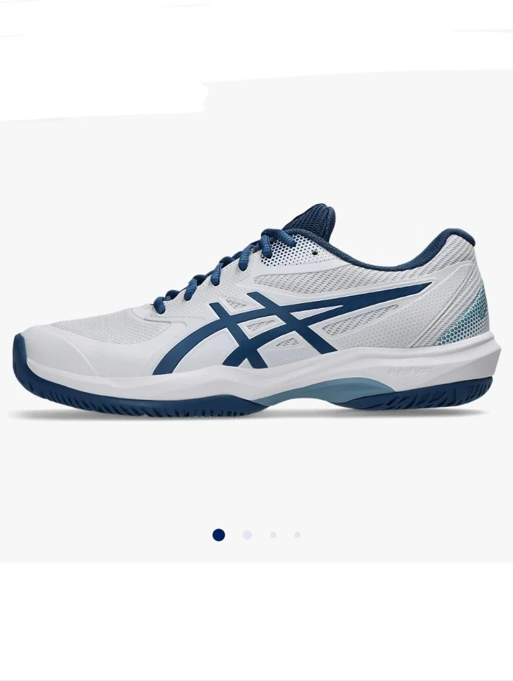 Asics Game FF PICKLEBALL White/Twilight blue Mens Shoes 1041A488-101